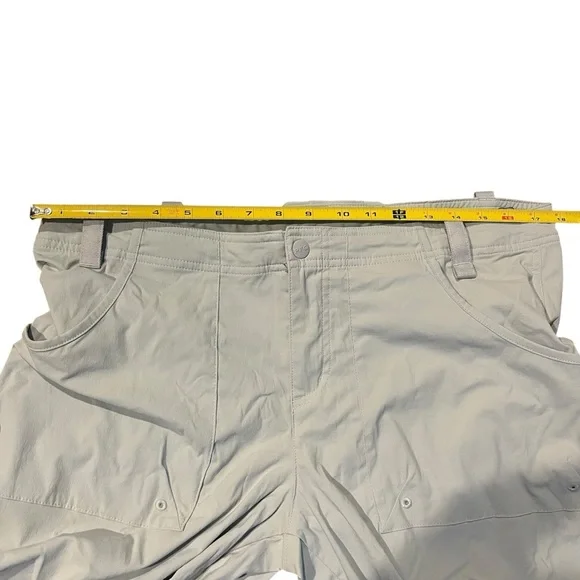 Columbia PFG Women 14 Gray Blue Cargo Fishing Hiking Outdoor Pants‎ Lightweight - Picture 8 of 12